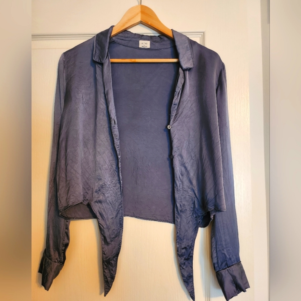 Wilfred satin blouse